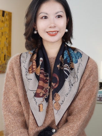 Winter Clothing Hong Kong - 여성용 넥 스카프, 65cm, 고급스러운 겨울용