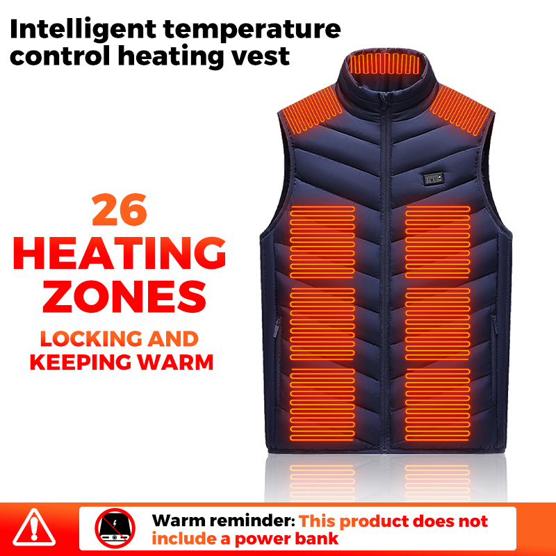스마트 온열 조끼, 26개 구역, 남성용/여성용, 겨울 - Winter Clothing Hiking 리뷰 및 가격