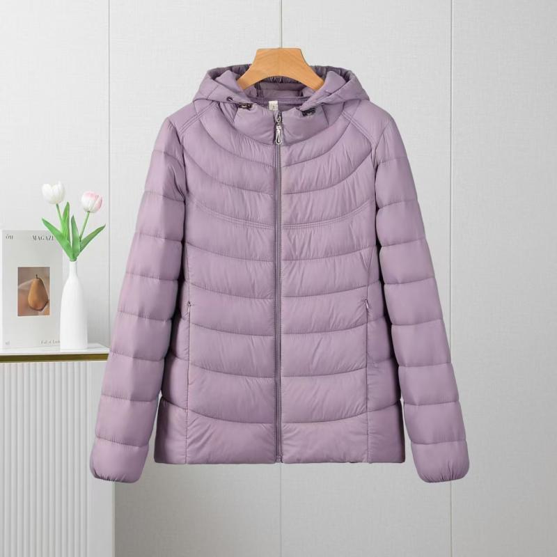 세련된 여성용 패딩 재킷, 초경량 다운 코튼 재킷, 신 - Winter Clothing Pk 리뷰 및 가격
